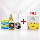 11.11 | Wood Polish + Multi-Purpose Cleaner Combo with Microfiber Cloths