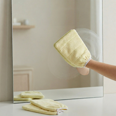 Microfiber Hand Mitt for Glass Cleaning Pair
