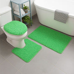 Greenway Acrylic Bathroom Mat Set Non Slip Soft Toilet Mat Set 3pcs