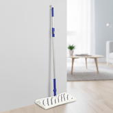 Flip Mop with Scrubber - Grey-White