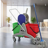 Greenway 50L (2X25) Double Mop Bucket Professional with Standard Wringer β Plastic