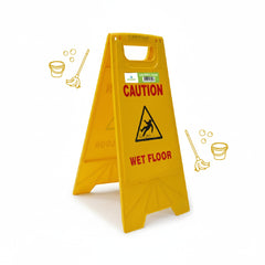Greenway Foldable Caution Wet Floor Sign Doublside