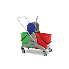 Greenway 50L (2X25) Double Mop Bucket Professional with Standard Wringer — Plastic