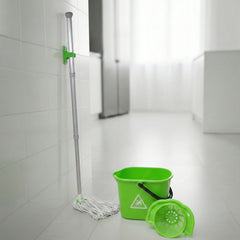 Greenway Mini Mop Cotton with Spanish Bucket 12L + 3pcs Telescopic Handle (Online Special)