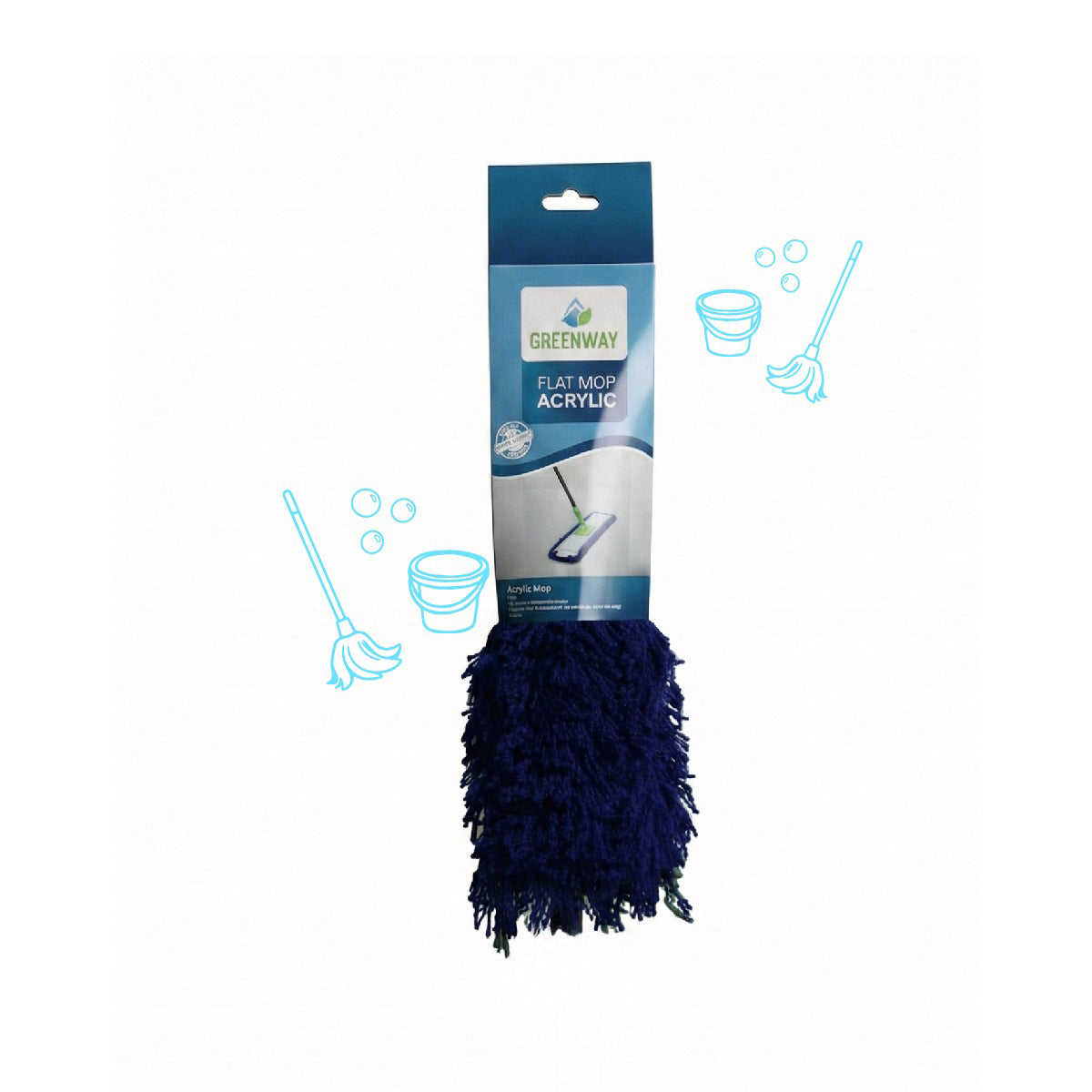 Greenway Flat Dust Mop Acrylic Refill Only