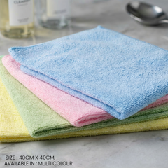 Greenway Microfiber Cloth – Large (40x40cm) | Single Piece Mix Color