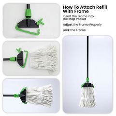 Greenway Ultra White Kentucky Mop Refill