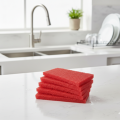 Greenway Light Duty French Scrubber Pad (Red)