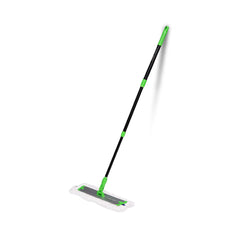 Greenway Ultra Mop Set — 3pc Telescopic Handle + Grey White (Microfiber + Scruber) Mop with Zeman Frame