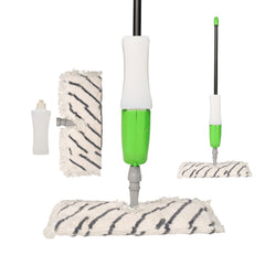 Greenway Dual-Action Microfiber Water Spray Flip Mop Professional (Grey - White)