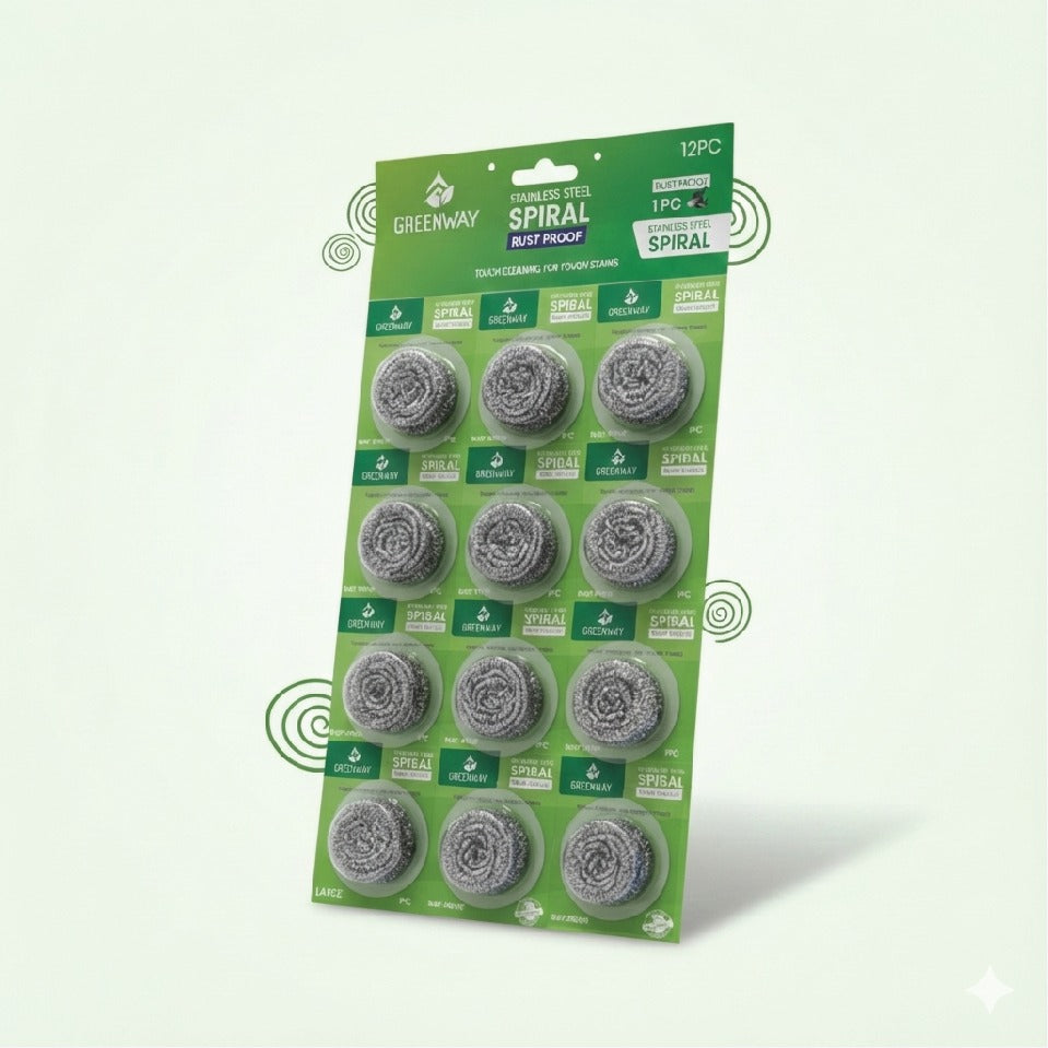 Greenway Stainless Steel Spiral – Regular | Pack of 12, 18 & 24