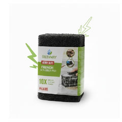 Greenway Heavy duty French Scrubber pad (Black)