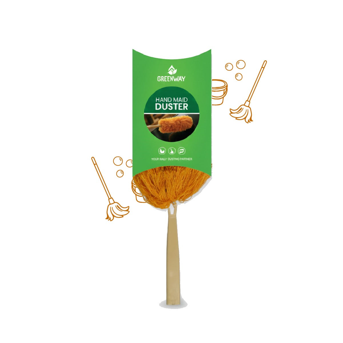 Greenway Dust Maid Hand Duster – Flexible, Reusable & Effective Dust Cleaner