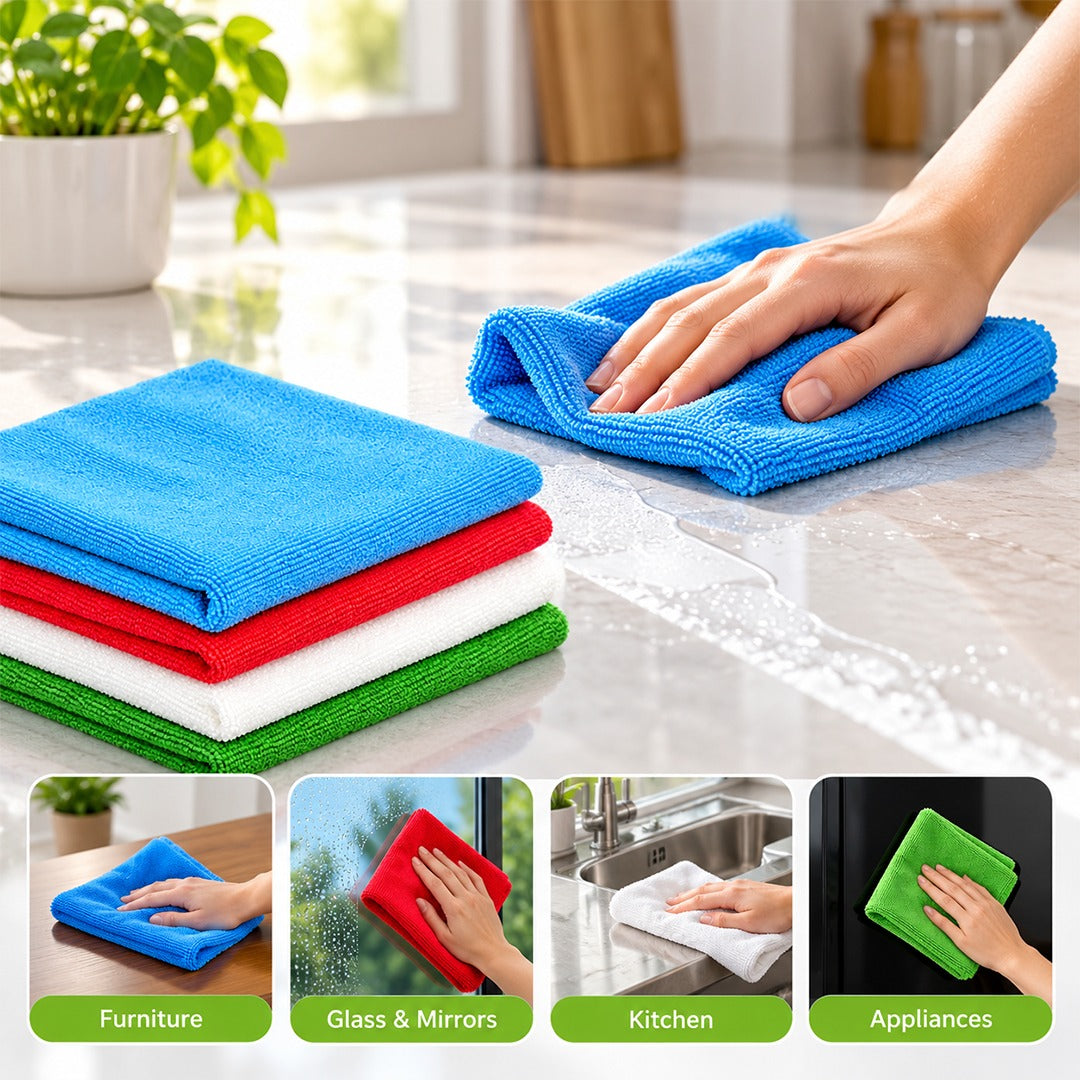 Greenway Microfiber Cloth – Large (40x40cm) | Mix Color Greenway Products