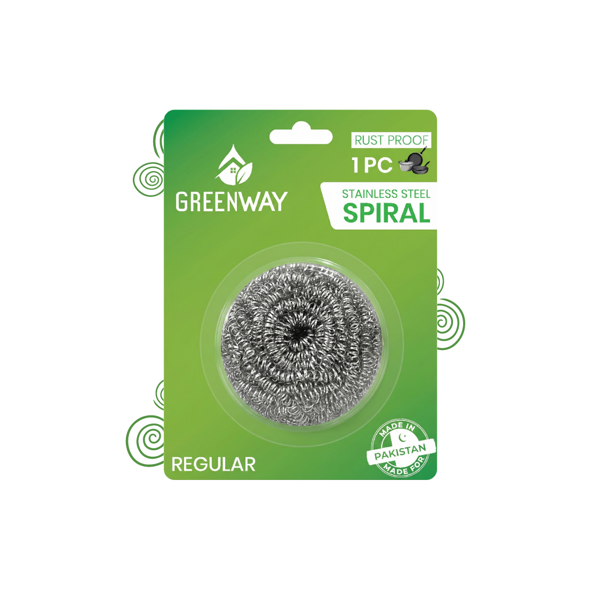 Greenway Stainless Steel Spiral – Regular | Single Piece