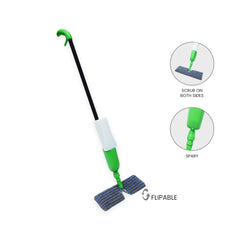 Greenway Dual-Action Microfiber (DOUBLE SCRUB) Water Spray Flip Mop Professional