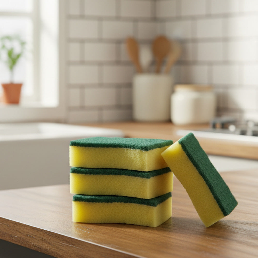 Greenway S-Shape Sponges, for Washing Dishes and Cleaning Kitchen